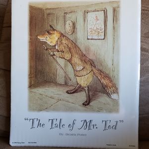 Beatrix Potter The Tale of Mr. Tod 1995 Flying Colors 8x10 Print